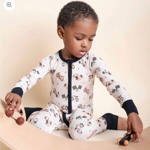 DREAMY BAMBOO Baby Boy Race Car Print Premium Bamboo Sleeper - 12-18M